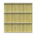 6ft x 2ft Waney Lap Overlap Larch Lap Fence Panels (Pack of 10)