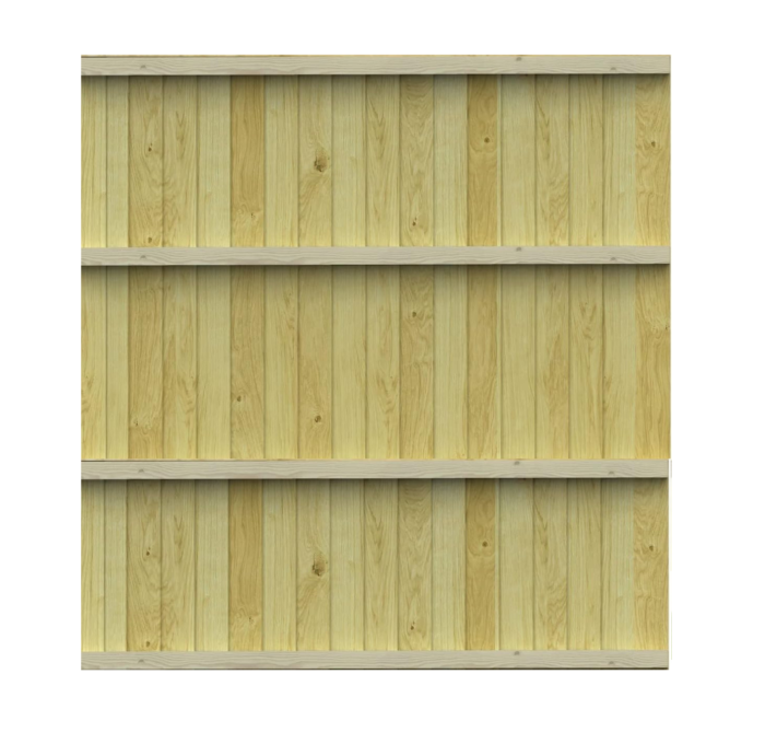 6ft x 2ft Waney Lap Overlap Larch Lap Fence Panels (Pack of 10)