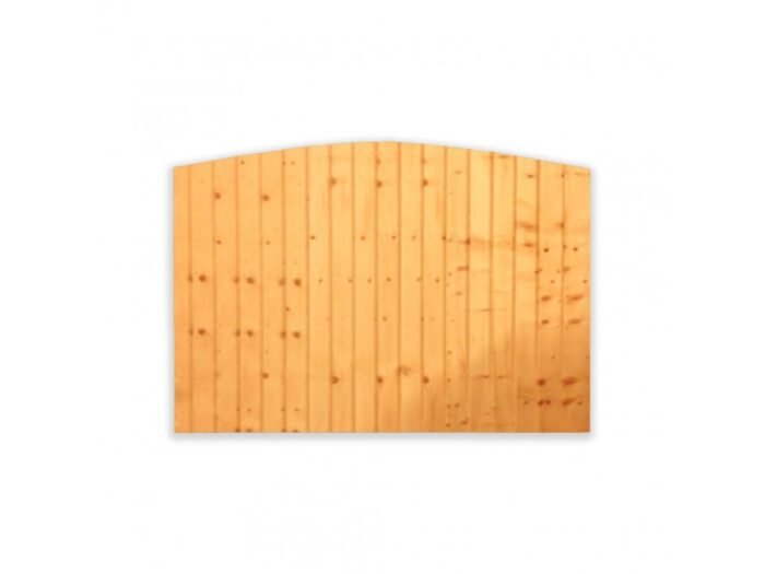 6ft x 3ft Dome Featheredge Closeboard Fence Panel