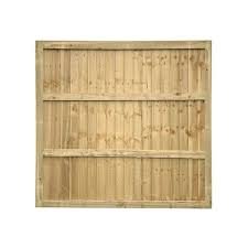 6ft x 3ft Fully Framed Featheredge Heavy Duty