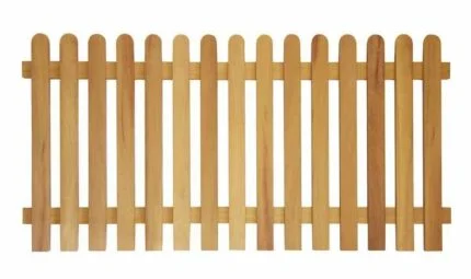 3ft x 3ft Height Cottage Style White Picket Fence (Single Fence)