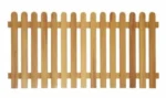 1ft x 3ft Picket Fence (Single Fence)