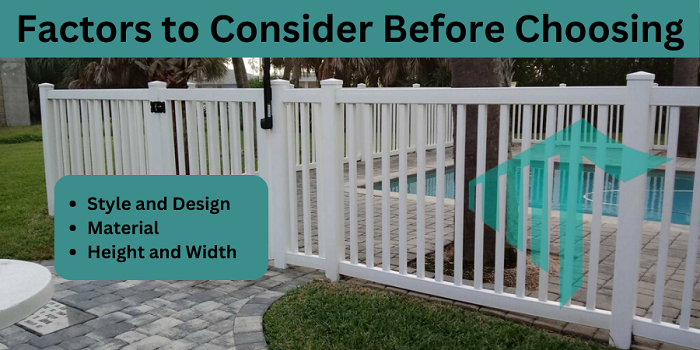 Factors to Consider Before Choosing a fence