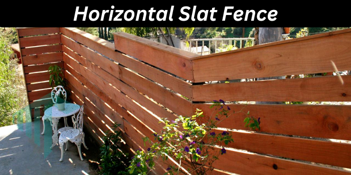 Horizontal Slat Fence