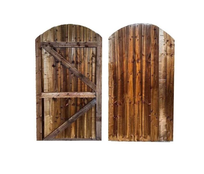 Wooden Feather Edge Garden Gate :Pedestrian Pressure Treated - Sheds ...