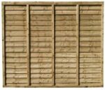 6ft x 5ft Lap Fence Overlap Larch Lap Fence Panels