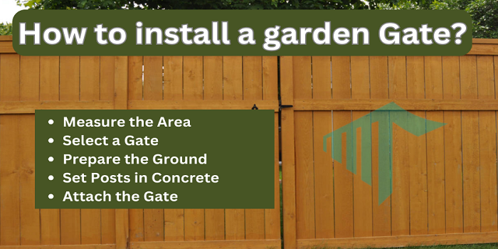 How to install a garden Gate?