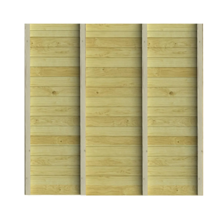 6ft x 6ft Waney Lap Overlap Larch Lap Fence Panels (Single Fence)