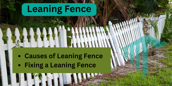 Leaning Fence