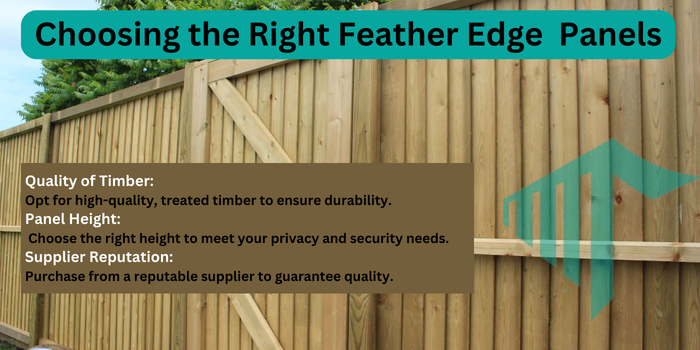 Tips for Choosing the Right Feather Edge Fence Panels